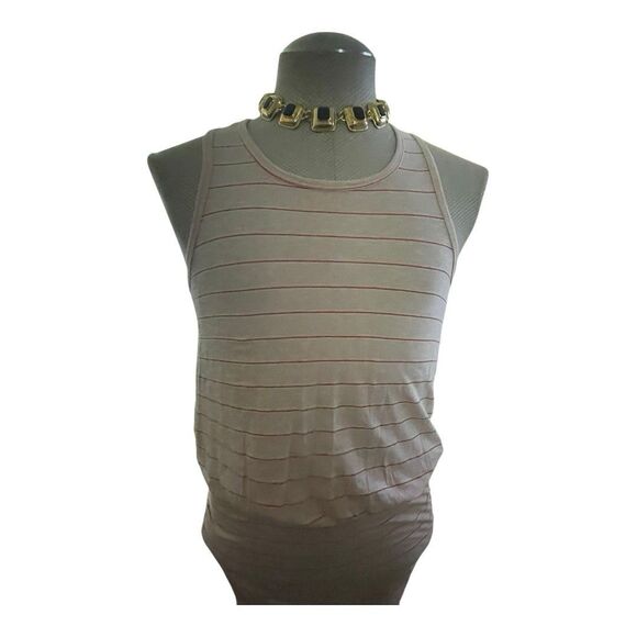 Sundry For Evereve Dress Size 1 Small The Weekender Striped Sleeveless Tank - Picture 9 of 14